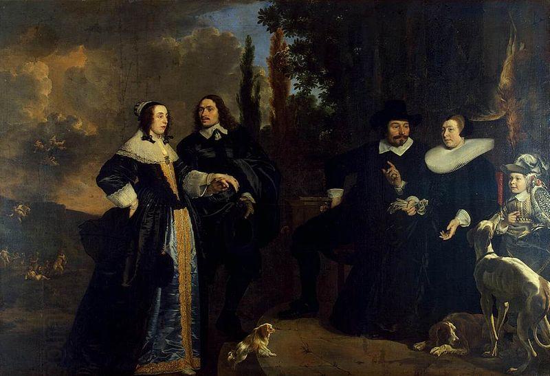 Bartholomeus van der Helst Portrait of a Family China oil painting art